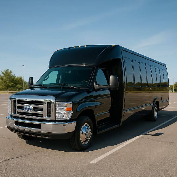Corpus Christi Shuttle Bus Rentals 18 Passenger Shuttle Bus