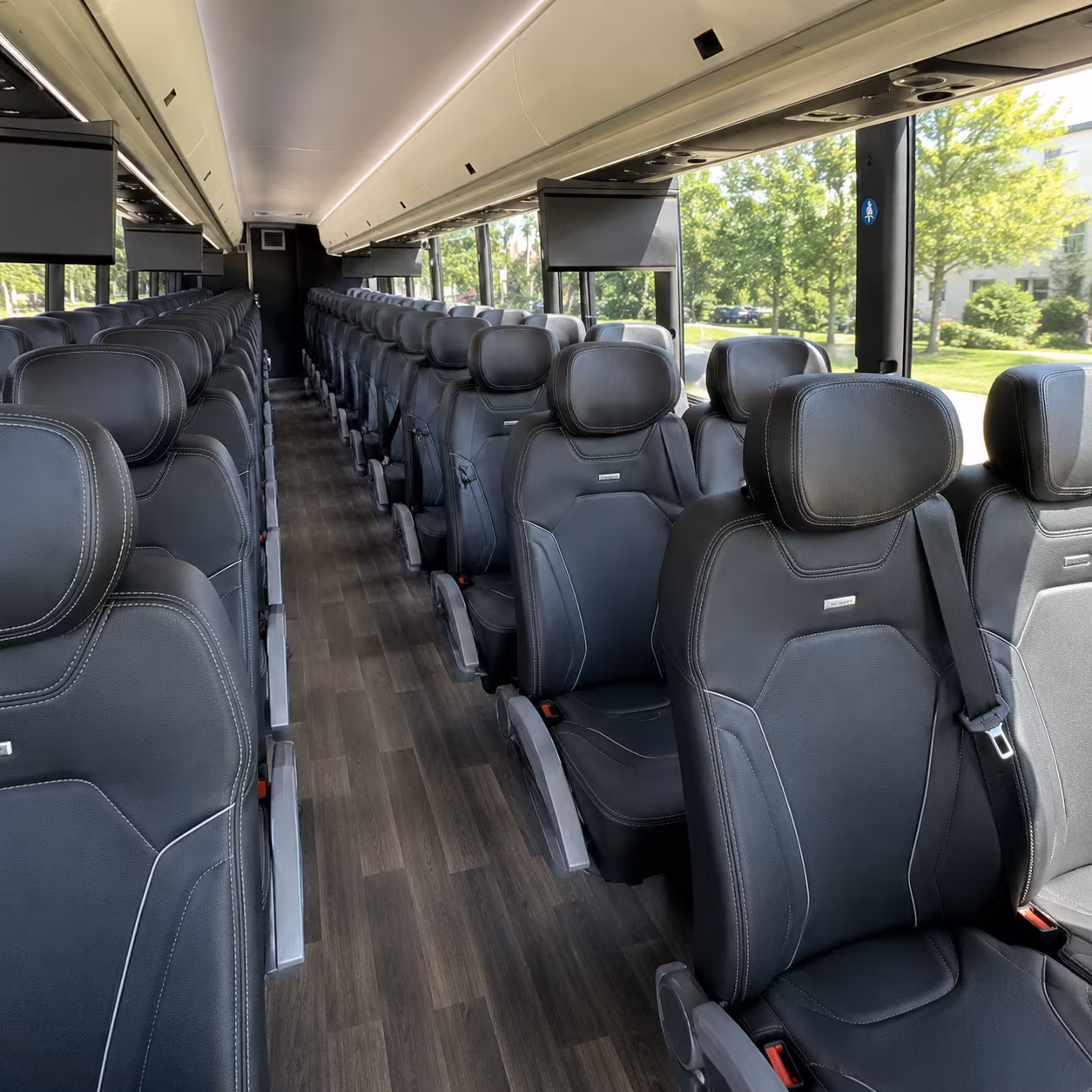 corpus christi charter bus services interior